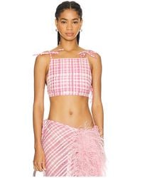 Milkwhite - Top Recortado En Talla En - Lyst