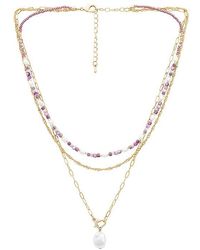 8 Other Reasons - Pearl Layered Necklace - Lyst