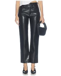 Agolde - Pierna Recta Lana En Color Negro Talla (También En 24, 25, 26, 27, 28, 29, 30, 31, 32, 33, 34) - Lyst