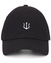 VERUTUM - Trident Symbol Logo Cap - Lyst