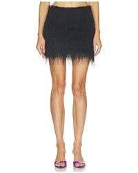 AEXAE - Polyester Fringe Mini Skirt - Lyst