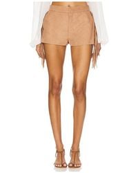 Lovers + Friends - Chase Faux Suede Short - Lyst