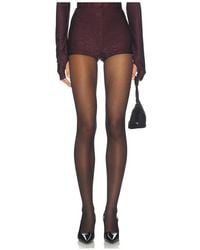 AFRM - Yves Rhinestone Jersey Short - Lyst