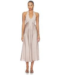 Free People - X Revolve Might Be Something Satin Slip Dress - Lyst