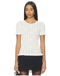 Sea - Alberta Pearl Knit Top En Color Blanco Talla (También En M, S, Xl, Xs) - Lyst