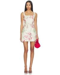 Elliatt - Greta Square Neck Mini Dress - Lyst