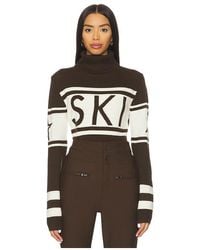 Perfect Moment - Schild Intarsia Merino Wool Turtleneck Sweater - Lyst