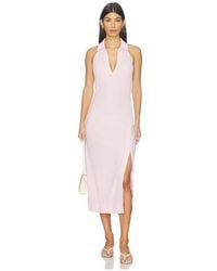 Jonathan Simkhai - Clairmont Halter Midi Dress - Lyst