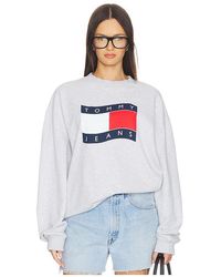 Tommy Hilfiger - 90S Wavy Flag Crew Sweatshirt - Lyst