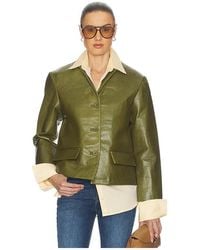 Helsa - Puffy Leather Jacket - Lyst