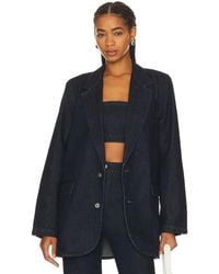 GRLFRND - Sloane Denim Blazer - Lyst