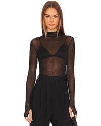 Free People - On The Dot Layering Top En Color Negro Talla (También En M, S, Xs) - Lyst