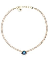 Anton Heunis - COLLIER RAS DU COU en Blue. - Lyst