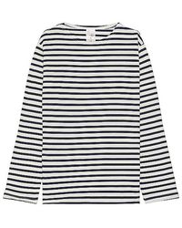 Nudie Jeans - Charles Stripe Long Sleeve T-shirt - Lyst