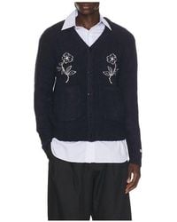 Percival - Gibson Jacquard Cardigan - Lyst
