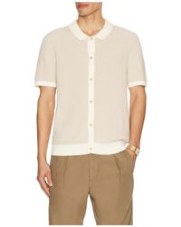 Onia - Linen Button Up Sweater Shirt - Lyst