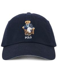 Polo Ralph Lauren - Cotton Twill Novelty Newport Bear Sport Cap - Lyst