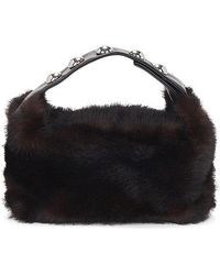 Apparis - Marfa Shaved Mink Pochette - Lyst