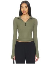 Michael Lauren - Jove Long Sleeve Half Zip Top - Lyst