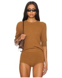 W. Cashmere - Celina Short Sleeve Pullover - Lyst