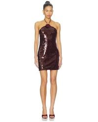Elodie the Label Dael Mini Dress in Black | Lyst