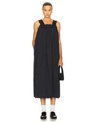 Helsa - Midi Dress With Lace - Lyst