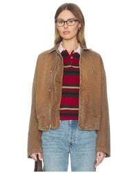 SLVRLAKE Denim - Harlem Curve Sleeve Bomber - Lyst