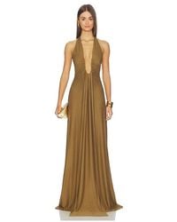 Misha - The Jennifer Cupro Maxi Dress - Lyst