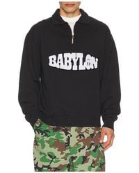 Babylon - Half Zip Pullover Sweater - Lyst