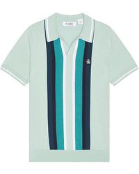 Original Penguin - Vertical Stripe Johnny Collar Polo - Lyst