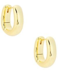Shashi - Pendientes De Aro Maxine En Color Oro Metálico Talla - Lyst