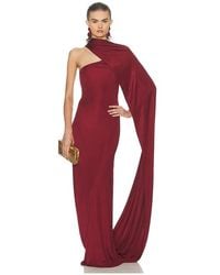 Helsa - The Muse Cape Jersey Dress - Lyst