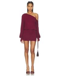 superdown - ROBE ROSABELLA en Burgundy - Lyst