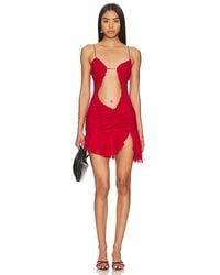 Jaded London - Red Mini Fatale Dress - Lyst