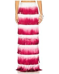 PATBO - Fringe Maxi Skirt - Lyst