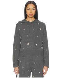 Jonathan Simkhai - Top Con Capucha Adornado Karmen En Color Charcoal Talla (También En Xs) - Lyst