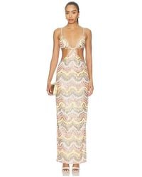 Bronx and Banco - Sonia Sequin Cutout Maxi Dress - Lyst