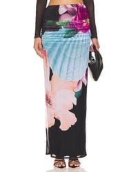 AFRM - Falda Bevin En Color Negro Talla (También En Xs, S) - Lyst