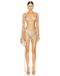 retroféte - Verziertes Kleid Miranda - Lyst