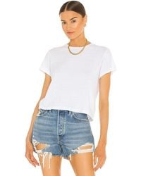 RE/DONE - Camiseta 1950's En Color Blanco Talla (También En Xs, S, M) - Lyst