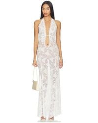 superdown - ROBE MEELINAH en White - Lyst