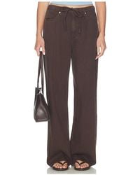 Rag & Bone - Featherweight Phoebe Drawstring Wide Leg Jean - Lyst