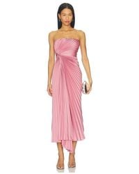 AMUR - Everyn Pleated Gown - Lyst