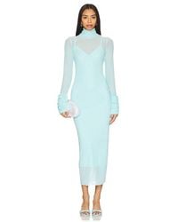 AFRM - Vestido Ariel En Color Azul Cerceta Talla En - Lyst