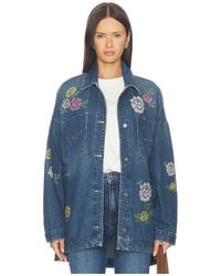 Free People - X We The Free Madison City Embroidered Jacket - Lyst