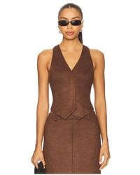 ALL THE WAYS - Bailey Faux Suede Vest - Lyst