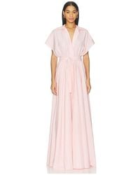 Norma Kamali - Super Oversized Nk Shirt Flared Gown - Lyst