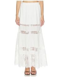 Fleur du Mal - Adeline Maxi Skirt - Lyst