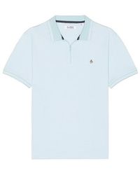 Original Penguin - Jacquard 1/4 Zip Tipped Polo - Lyst