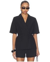 ALIGNE - Carrie Linen Mix Blazer - Lyst